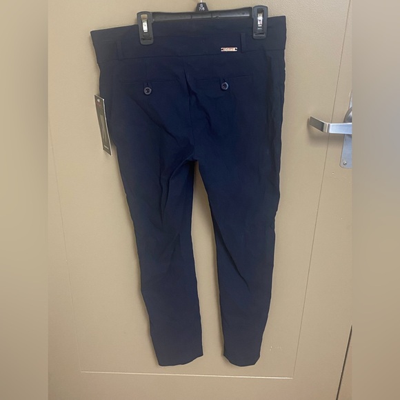 Rekucci Womens Ease Into Comfort Fit Stretch Slim Fit Navy Pants $49 6P - Picture 3 of 11